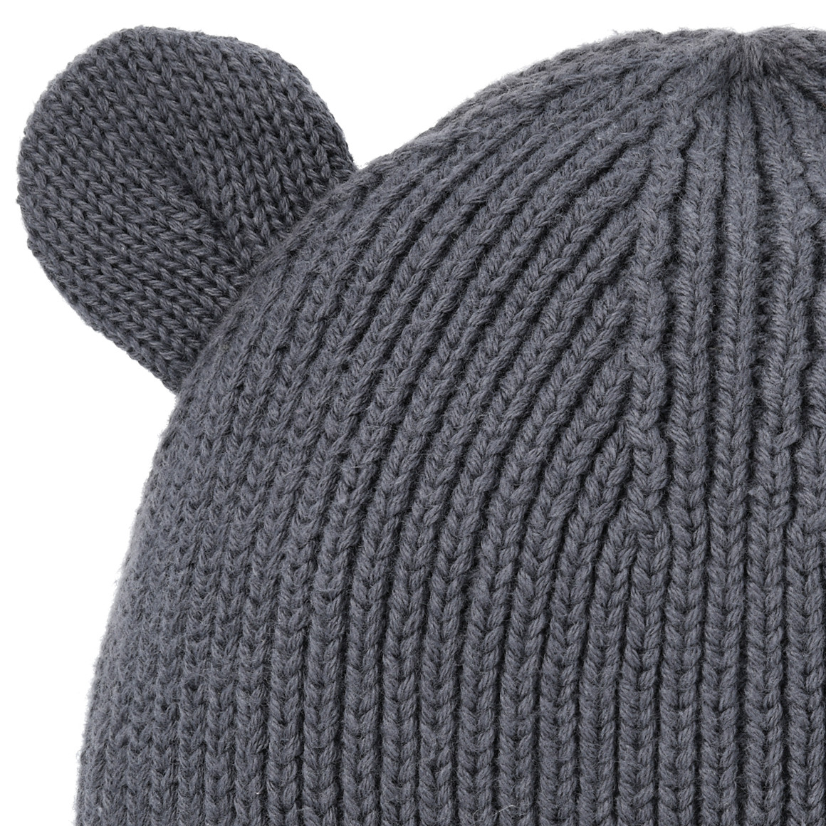 Gebreide babymuts met oren