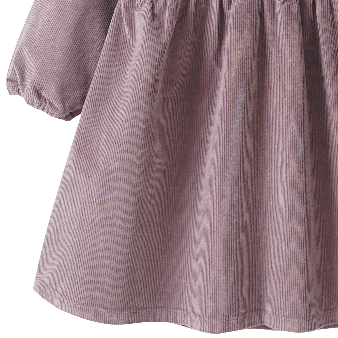 Mädchen Cordkleid mit Bubikragen