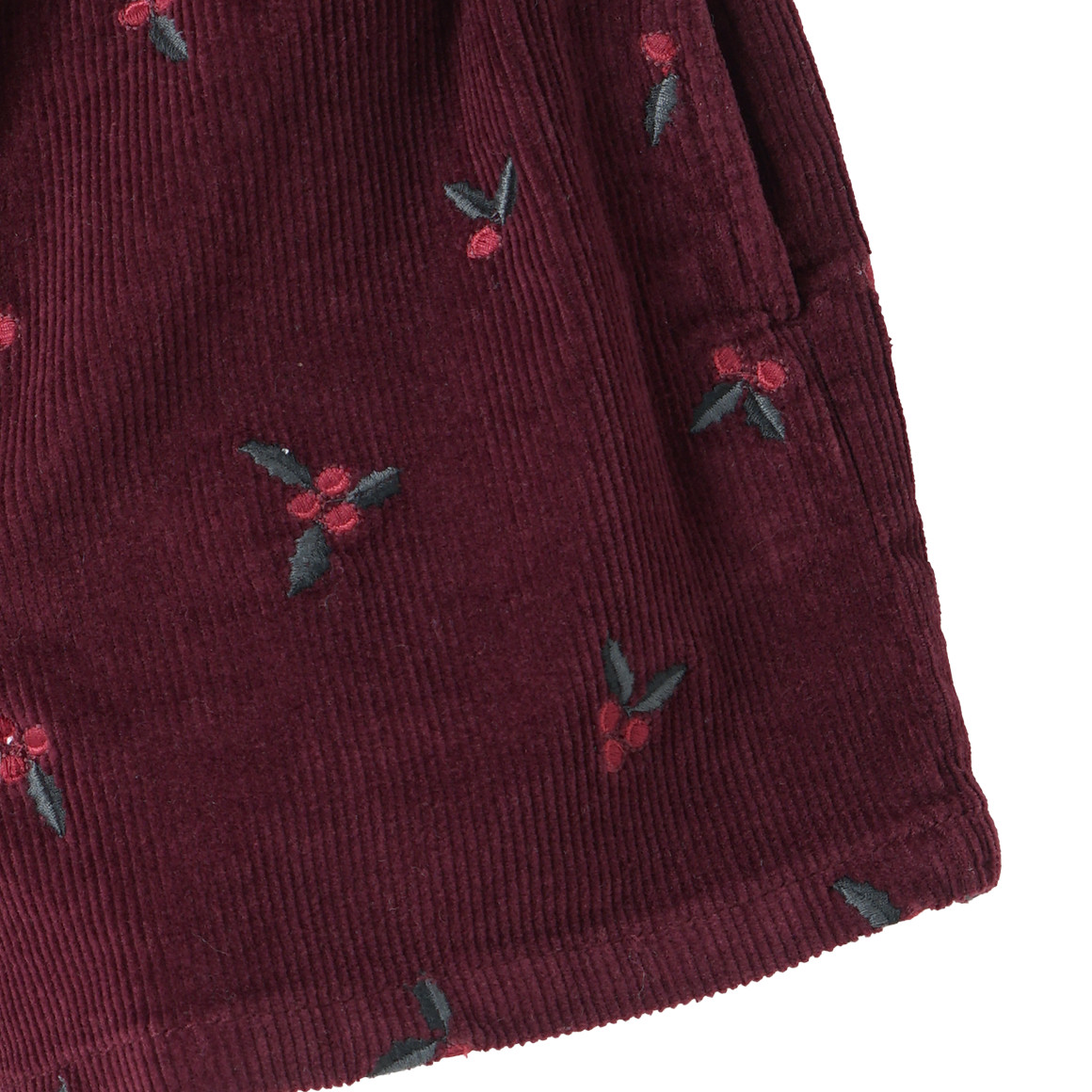 Mädchen Cordshorts mit Stickerei