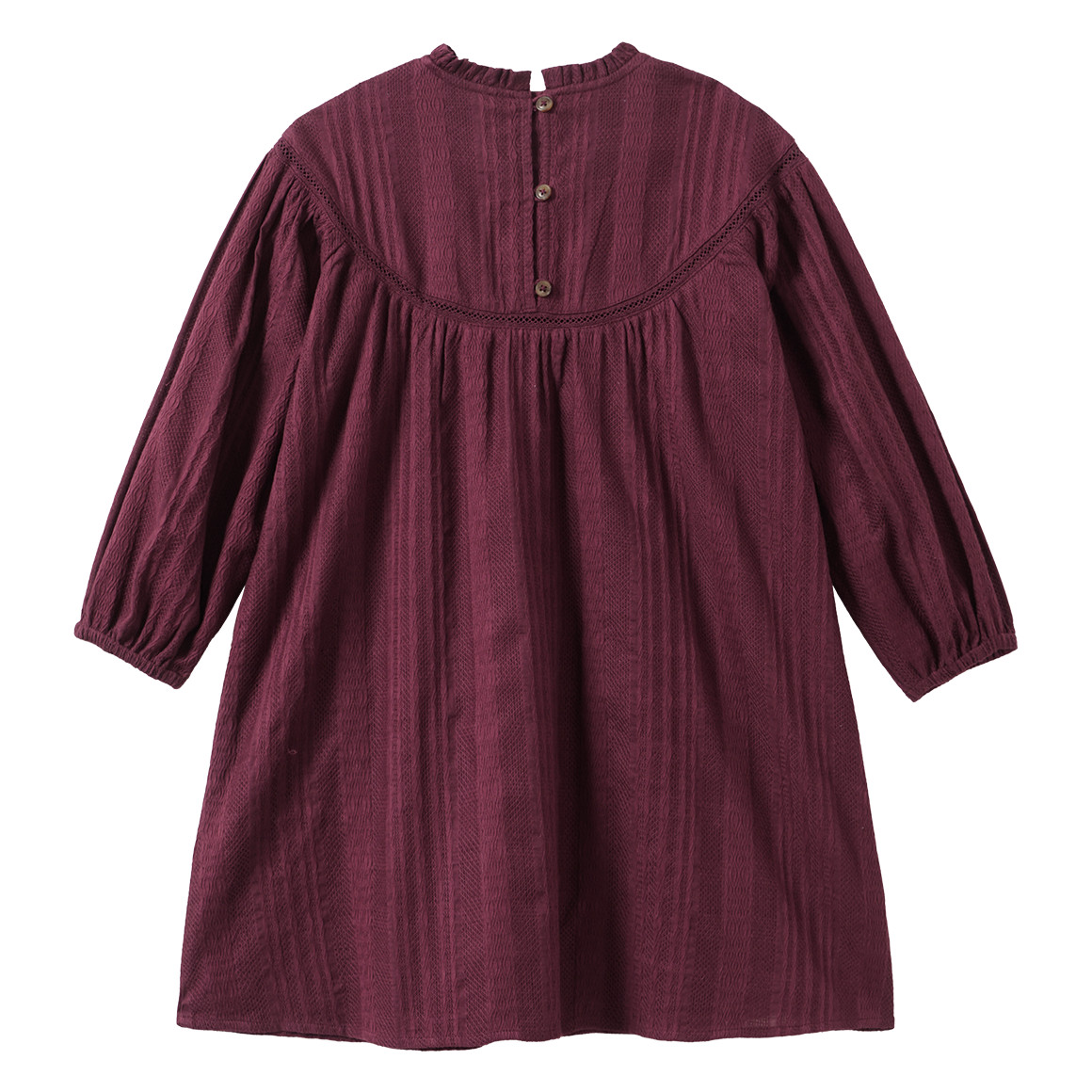 Meisjes jurk met ballonmouwen