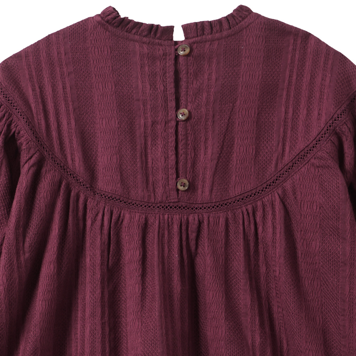 Meisjes jurk met ballonmouwen