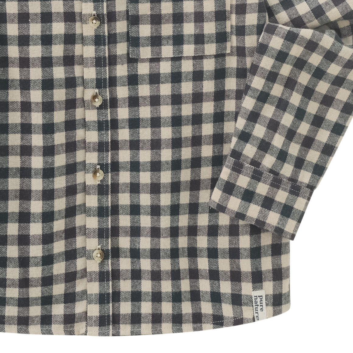 Jungen Flanellhemd mit Karo-Muster