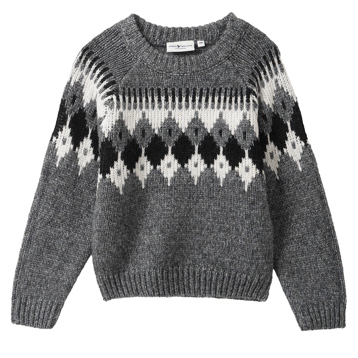 Kinder Strickpullover mit Muster