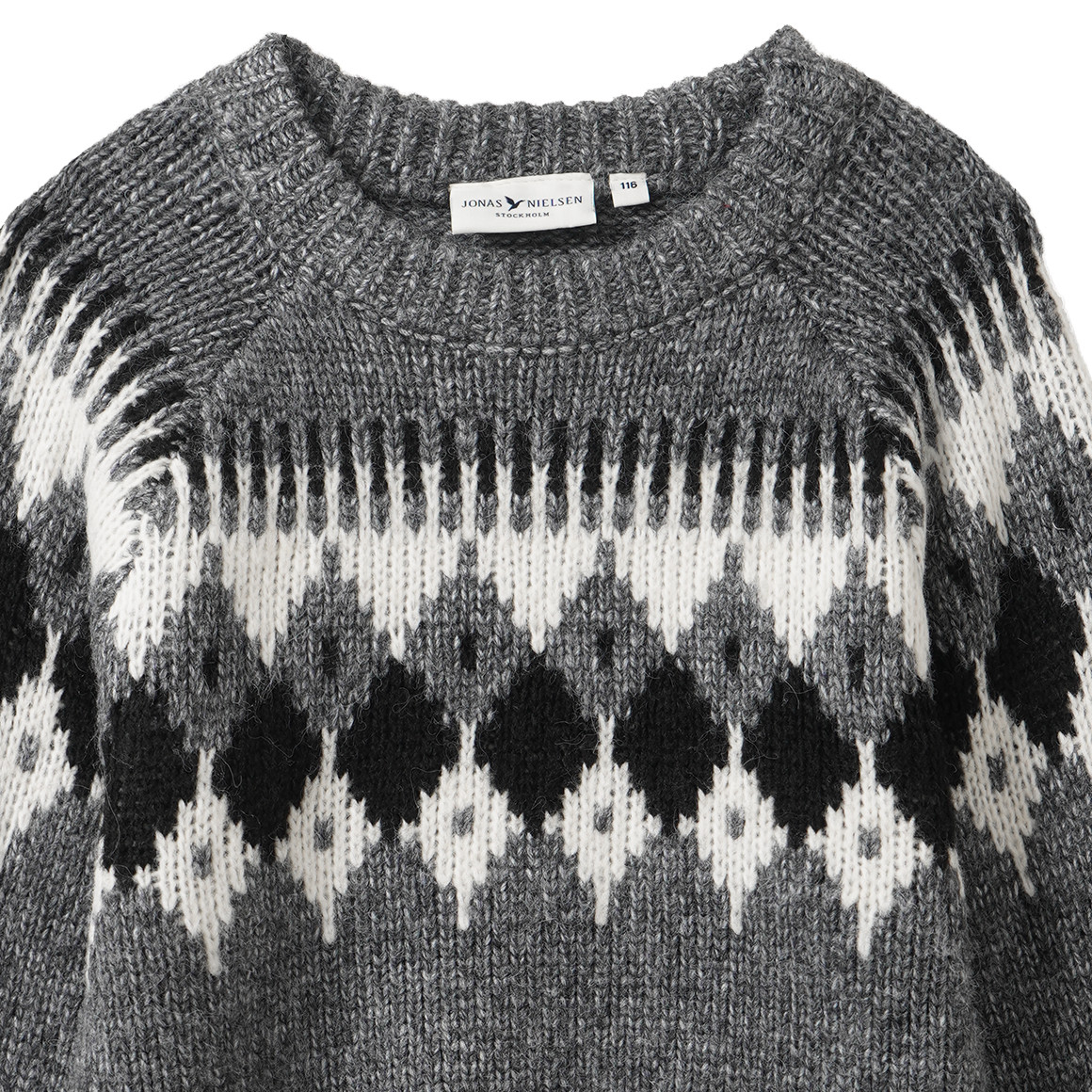Kinder Strickpullover mit Muster