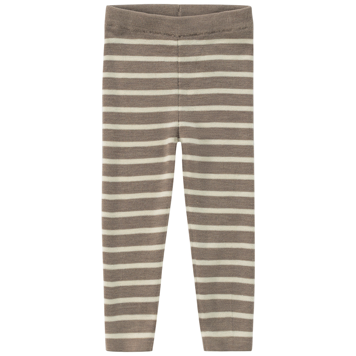 Baby wollen gebreide broek met strepen