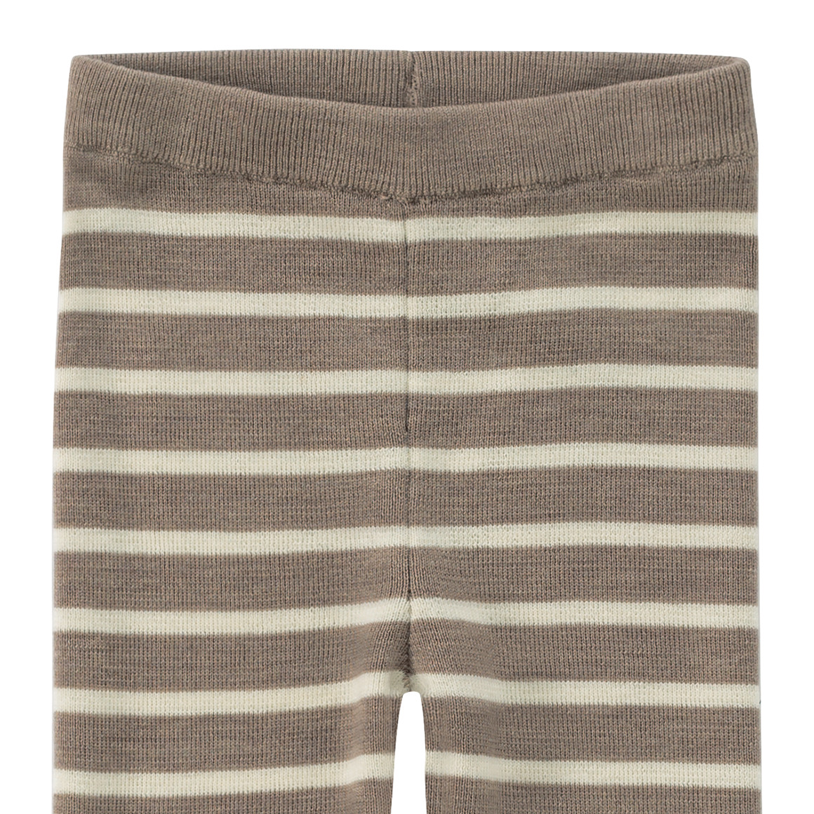 Baby wollen gebreide broek met strepen