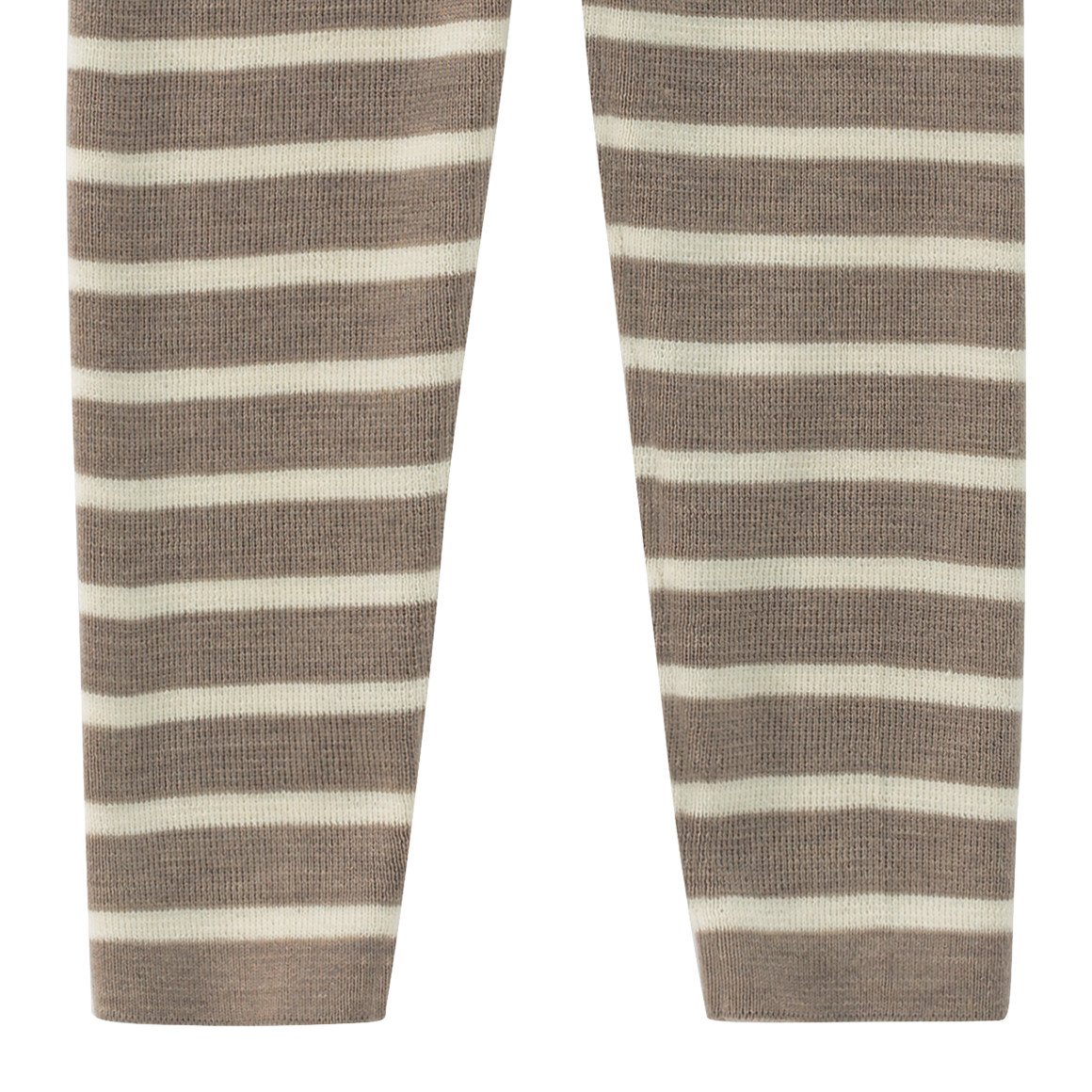 Baby wollen gebreide broek met strepen