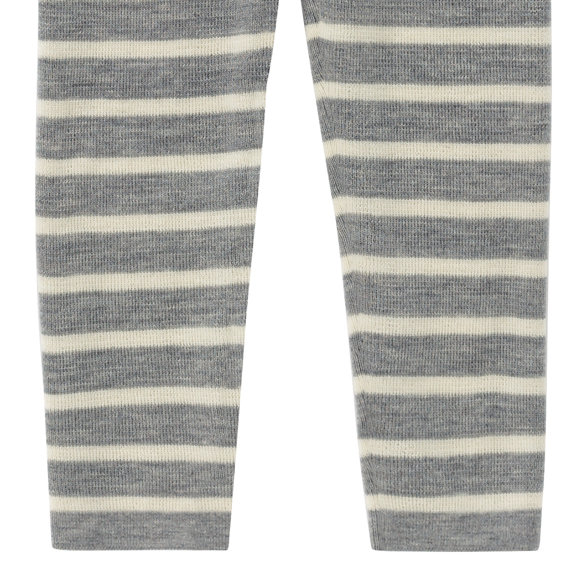 Baby wollen gebreide broek met strepen