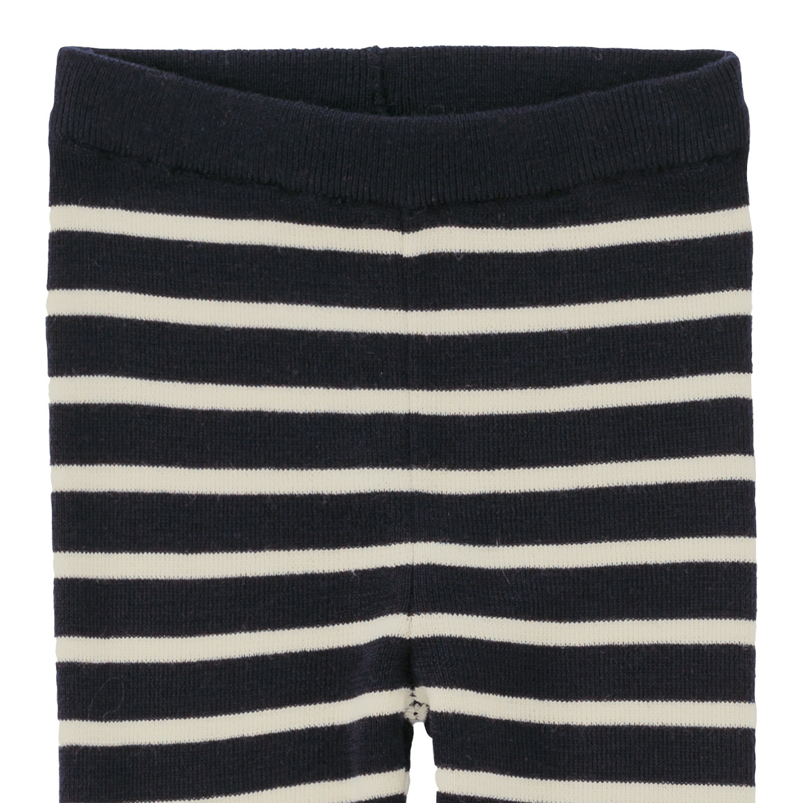 Baby wollen gebreide broek met strepen