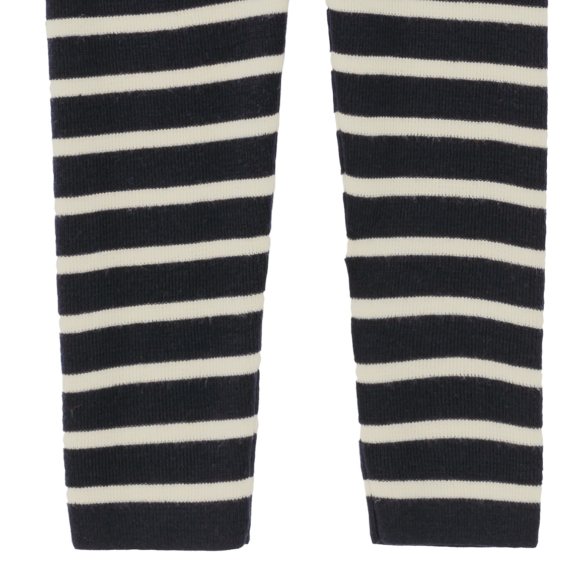 Baby wollen gebreide broek met strepen