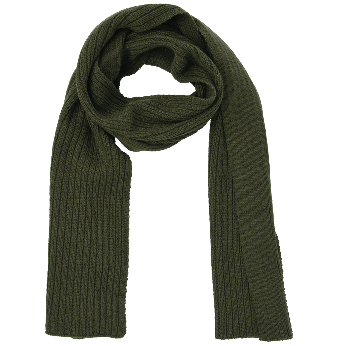 Jungen Schal aus Rippstrick