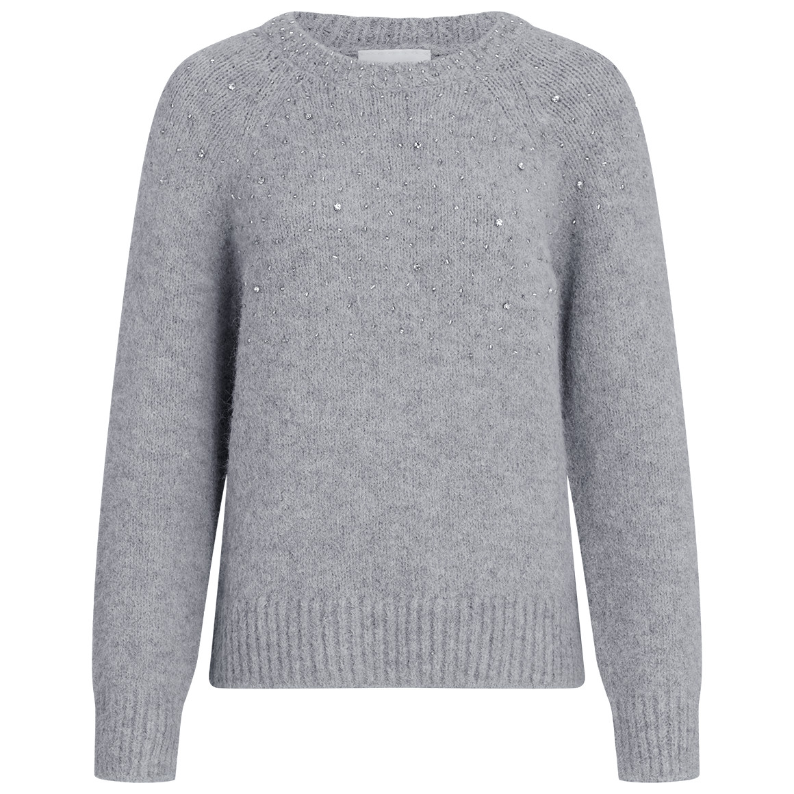 Gebreide trui met strass-steentjes Dames