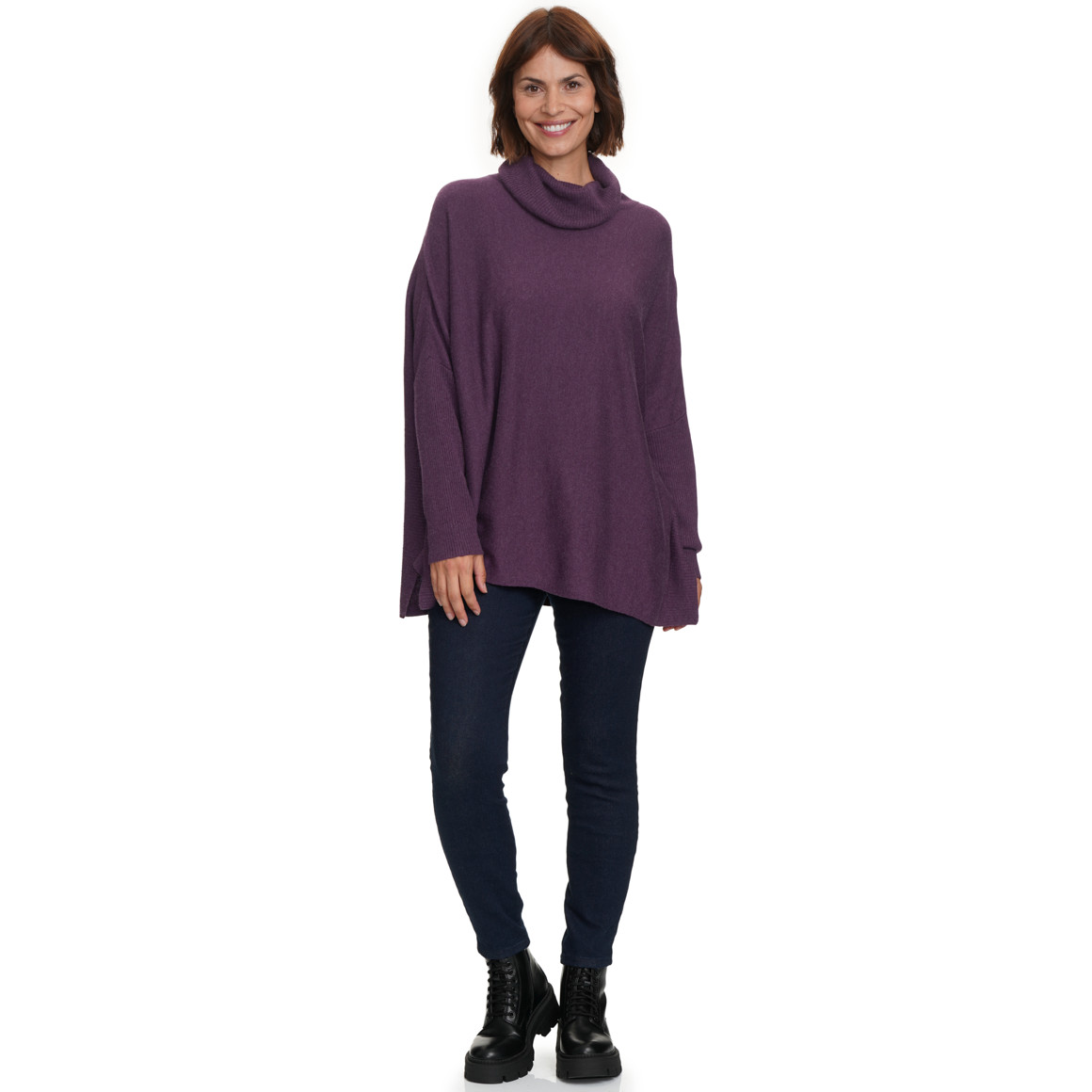 Wollen damestrui met col