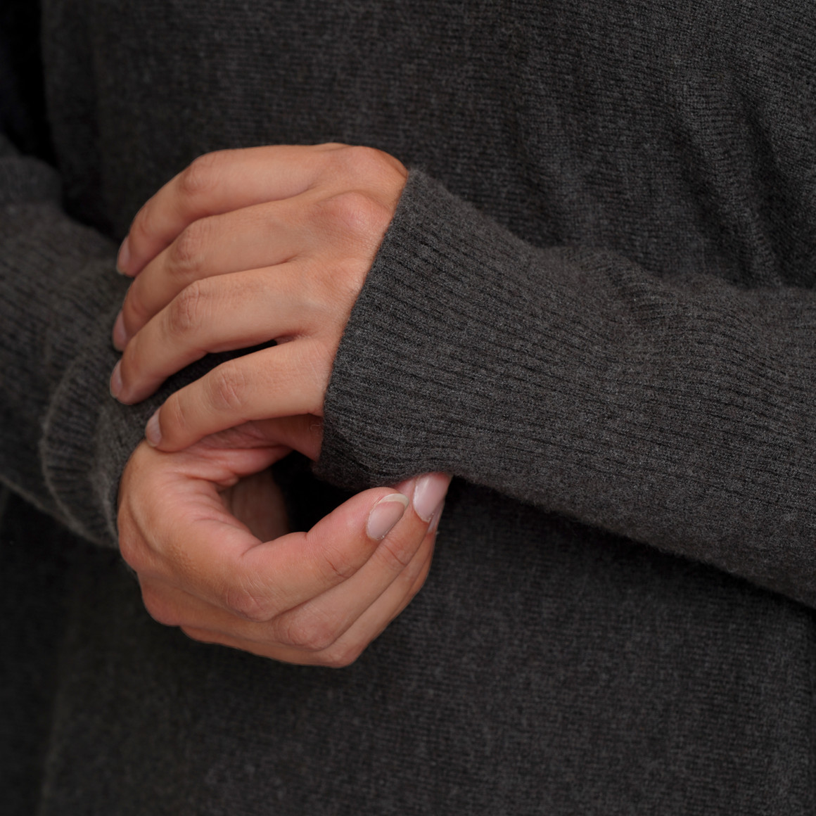 Wollen damestrui met col