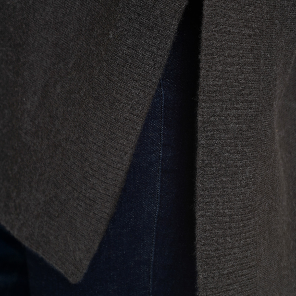 Wollen damestrui met col