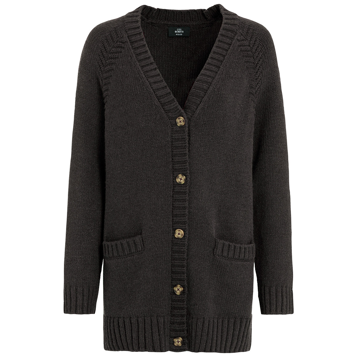 Damen Strickjacke mit 2 Taschen