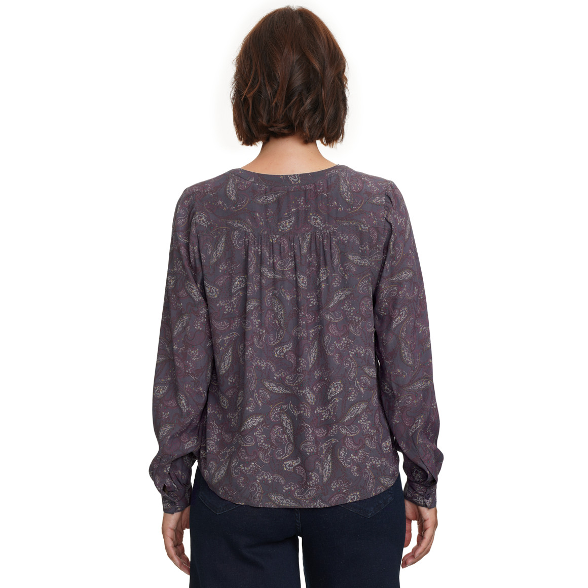 Damen Bluse mit Paisley-Muster