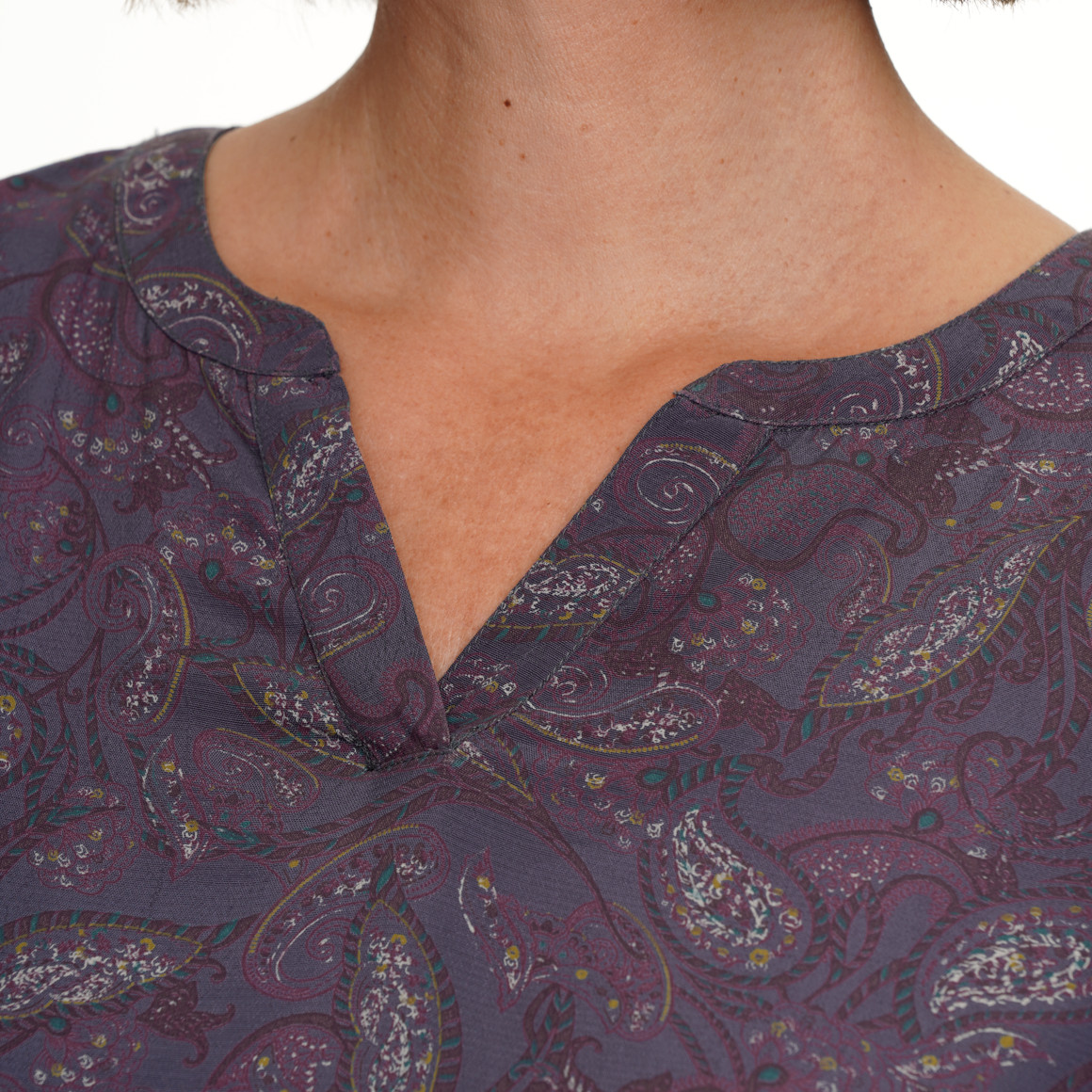 Damen Bluse mit Paisley-Muster