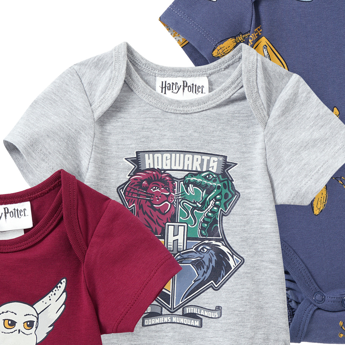 3 Harry Potter rompers in een set