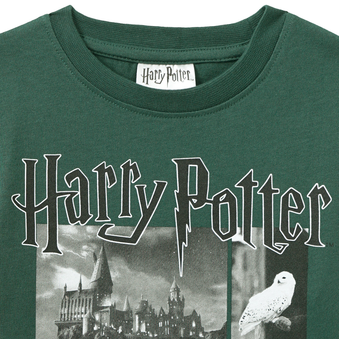 Harry Potter Damen Hemd Mit Grünem Hogwarts-Wappen – Relaxed Fit, Größe XXL, Offizielles Merchandise