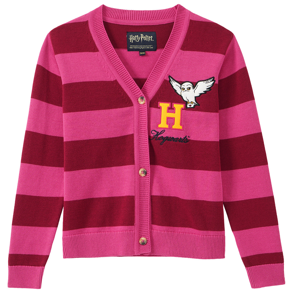 Harry Potter Strickjacke mit Blockstreifen