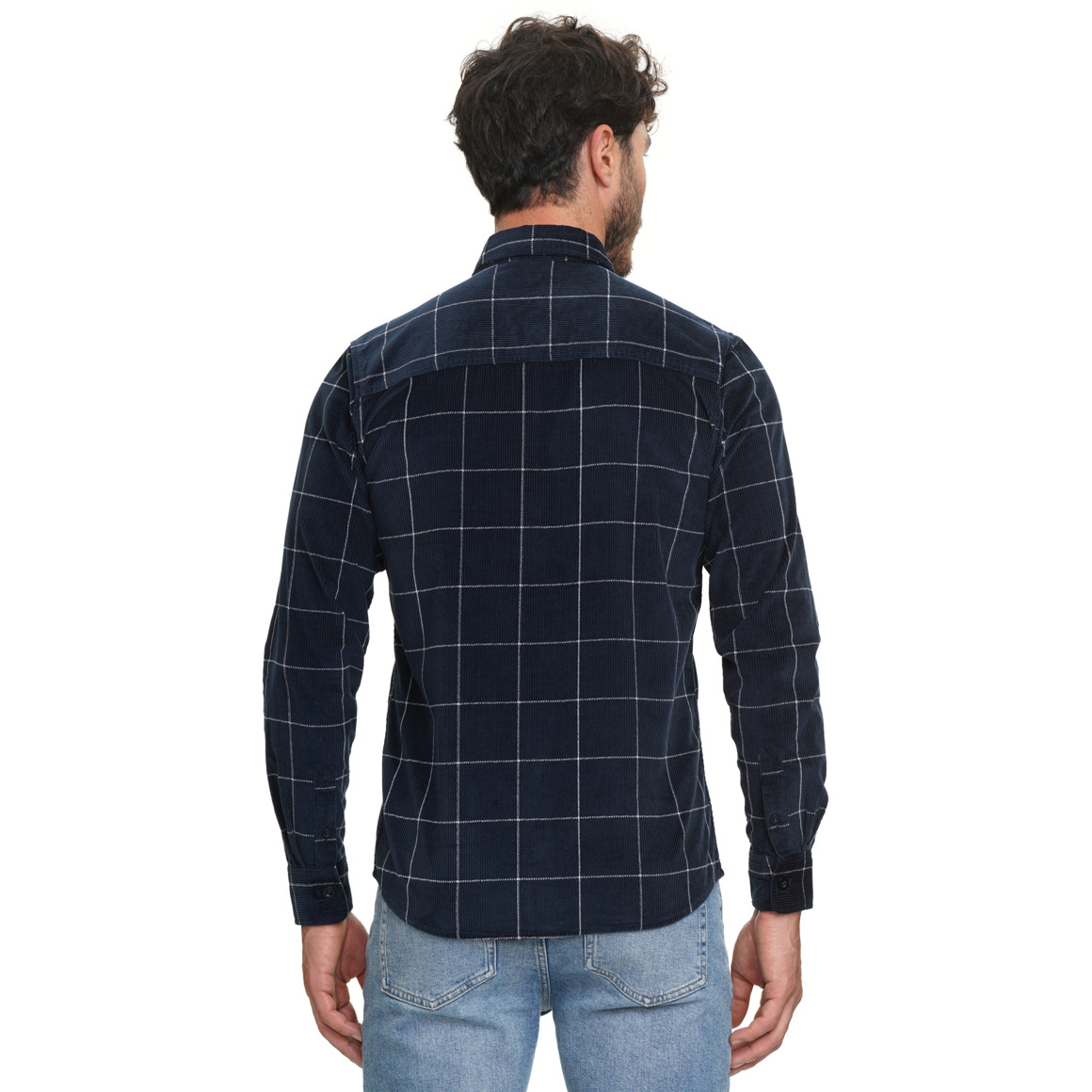 Herren Cordhemd in Regular Fit