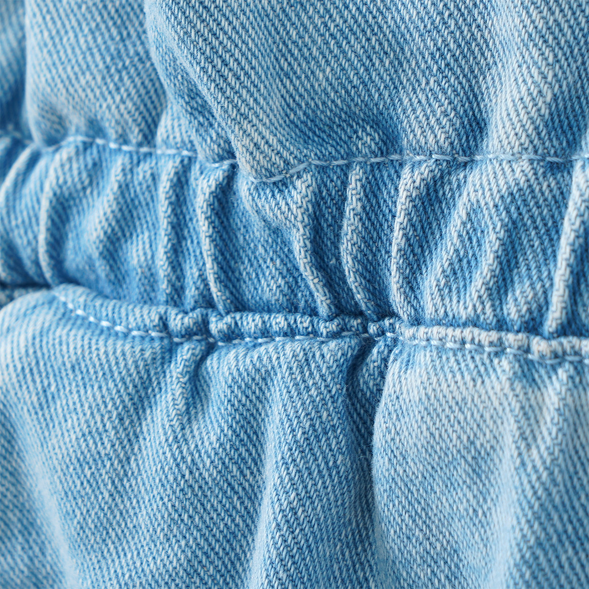 Mädchen Jeans mit Paperbag-Bund