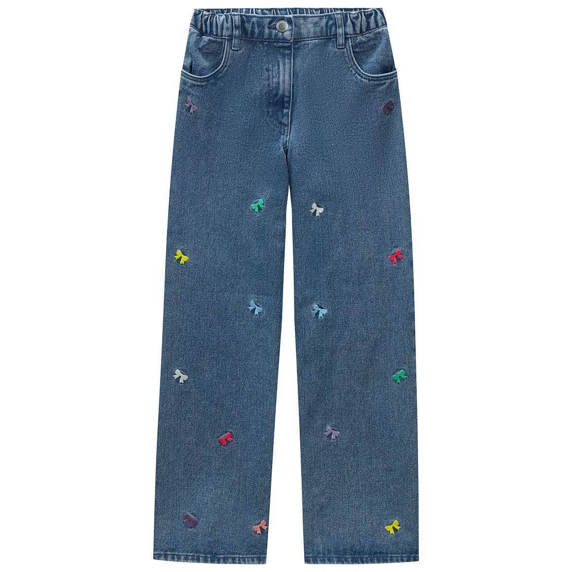 Mädchen Jeans mit Stickerei