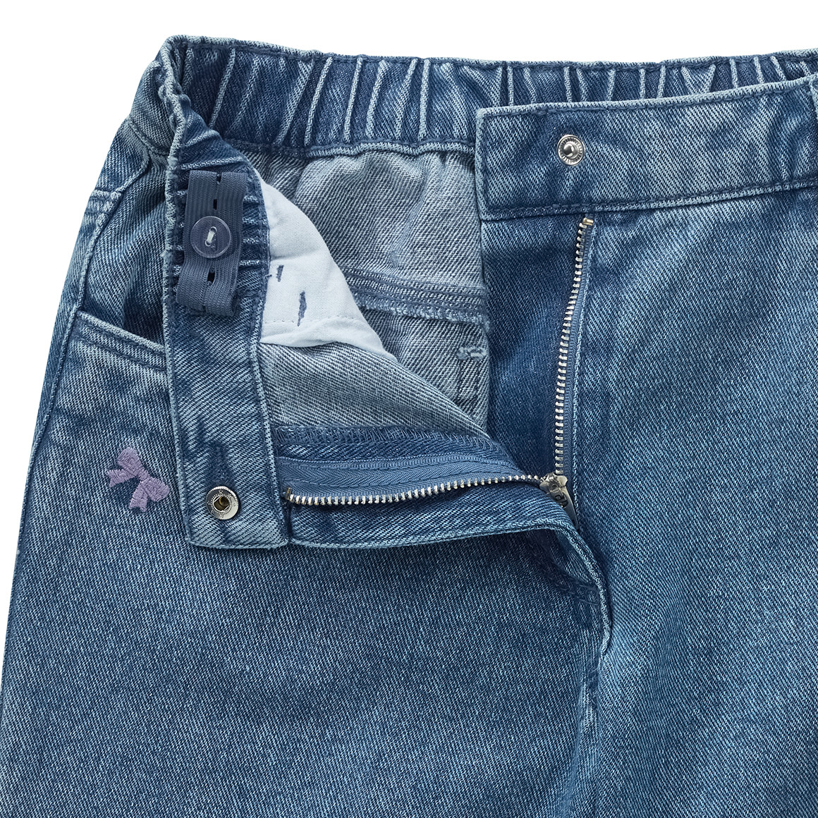 Mädchen Jeans mit Stickerei