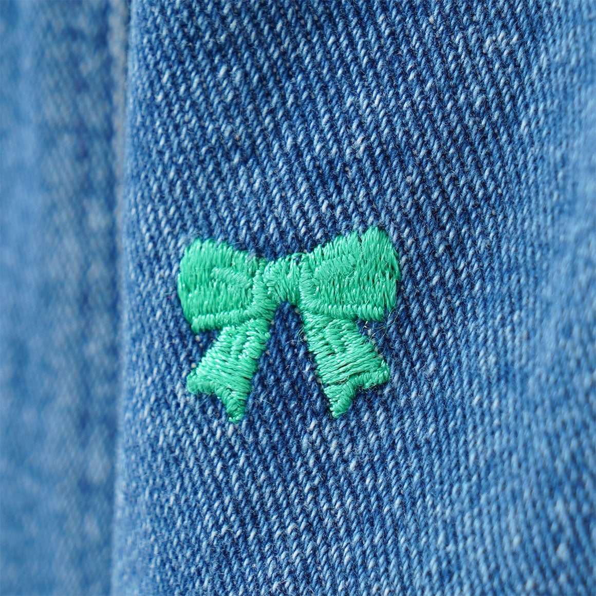 Mädchen Jeansrock mit Stickerei