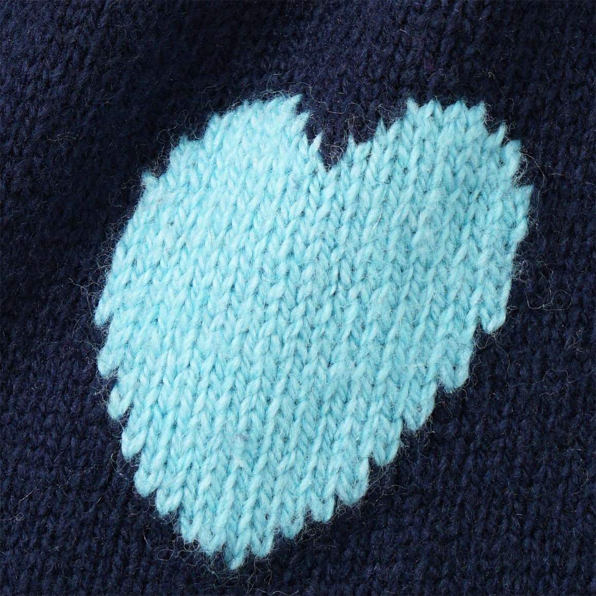 Meisjes vest met hart all-over