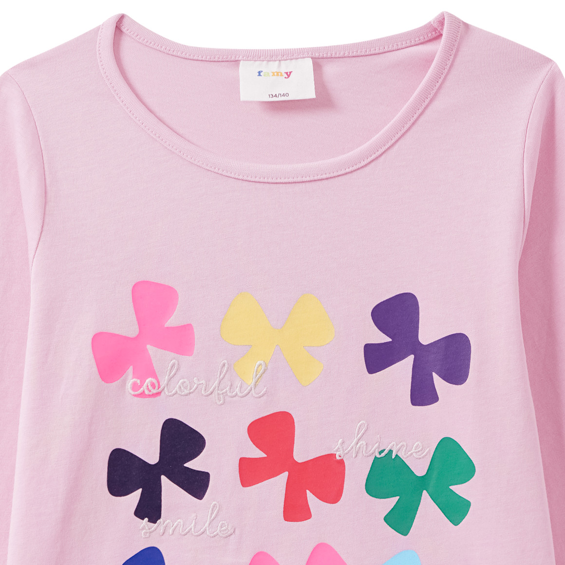 T-Shirt lange mouwen met print voor meisjes