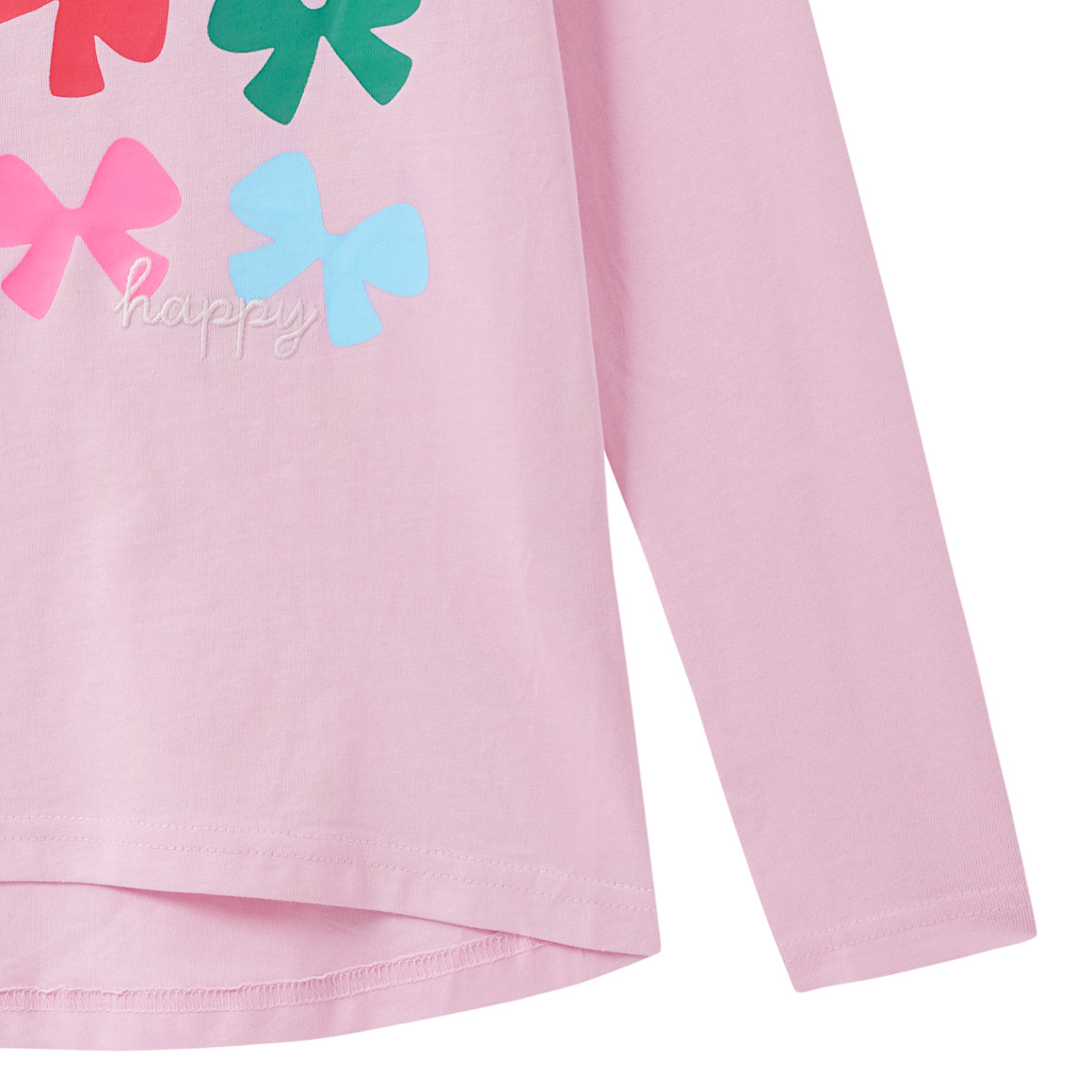 T-Shirt lange mouwen met print voor meisjes