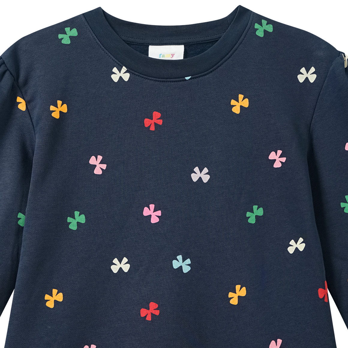 Mädchen Sweatkleid mit Allover-Print