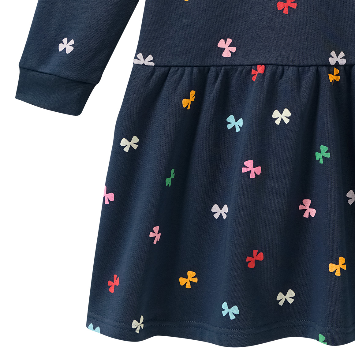 Mädchen Sweatkleid mit Allover-Print