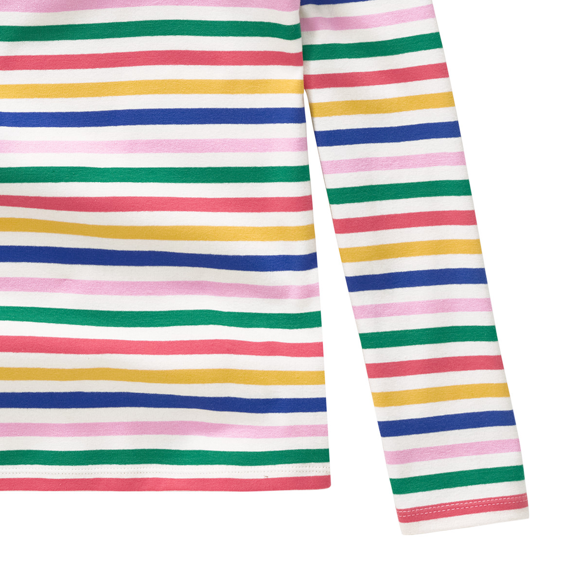 Mädchen Sweatshirt mit Streifen