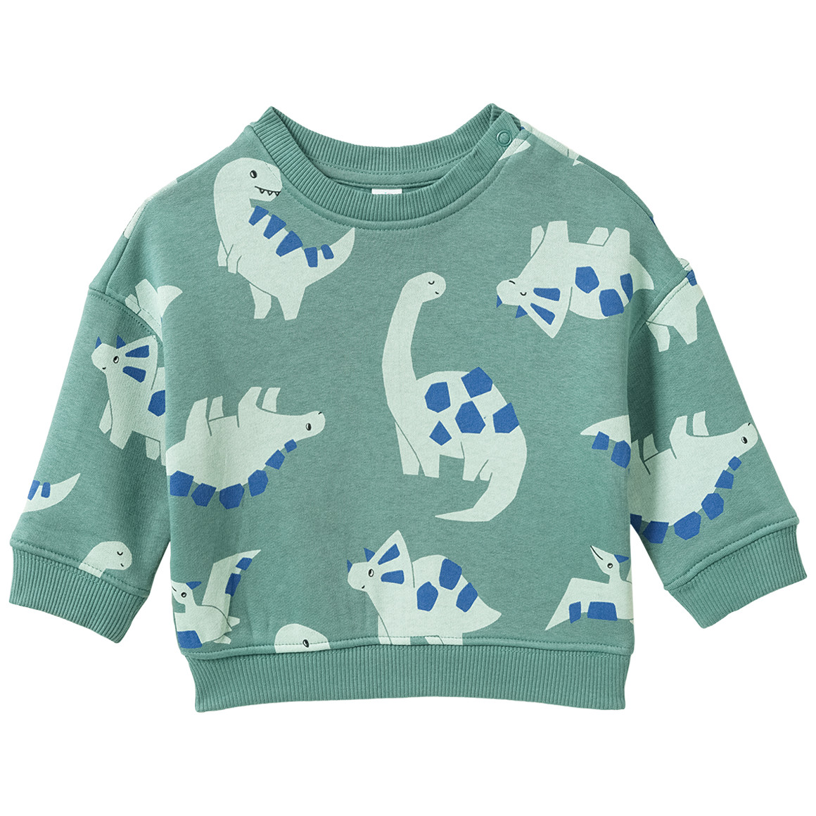Baby sweatshirt met dinosaurus all-over