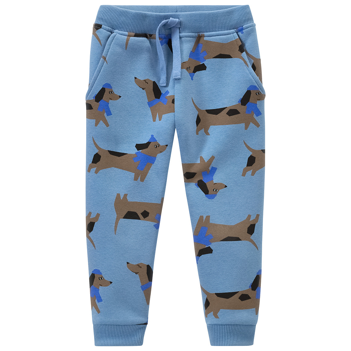 Baby Jogginghose mit Dackel-Allover