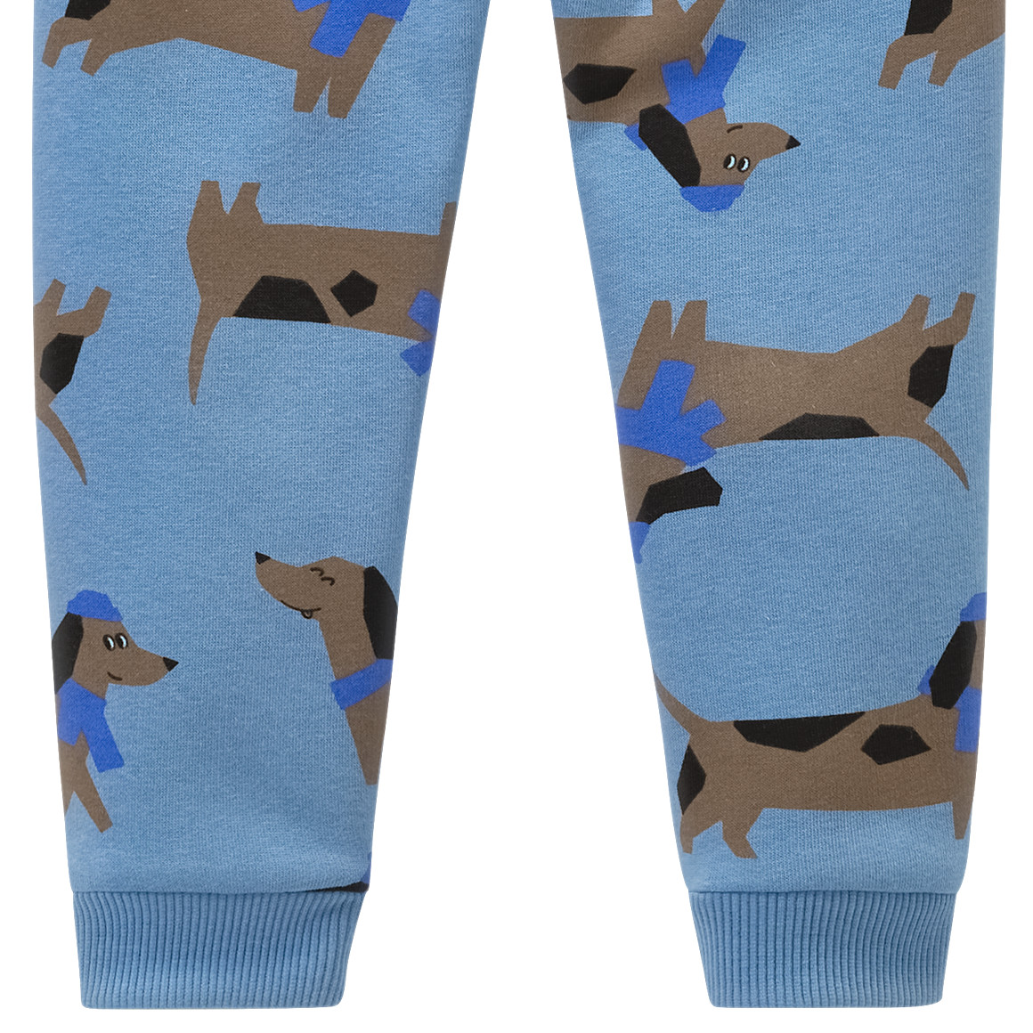 Baby Jogginghose mit Dackel-Allover