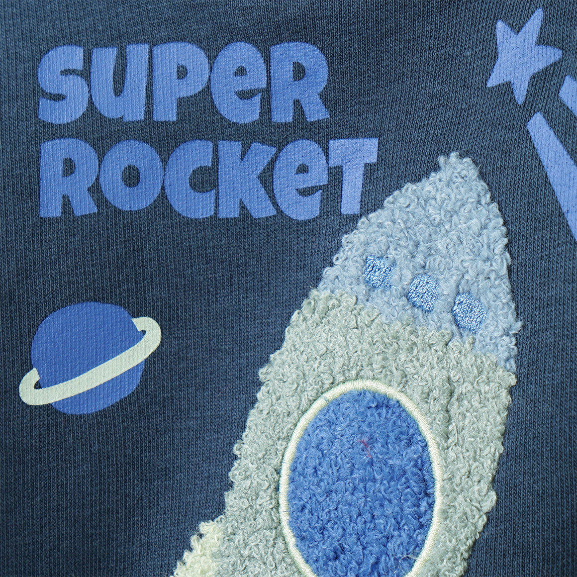 Baby sweatshirt met ruimte applicatie