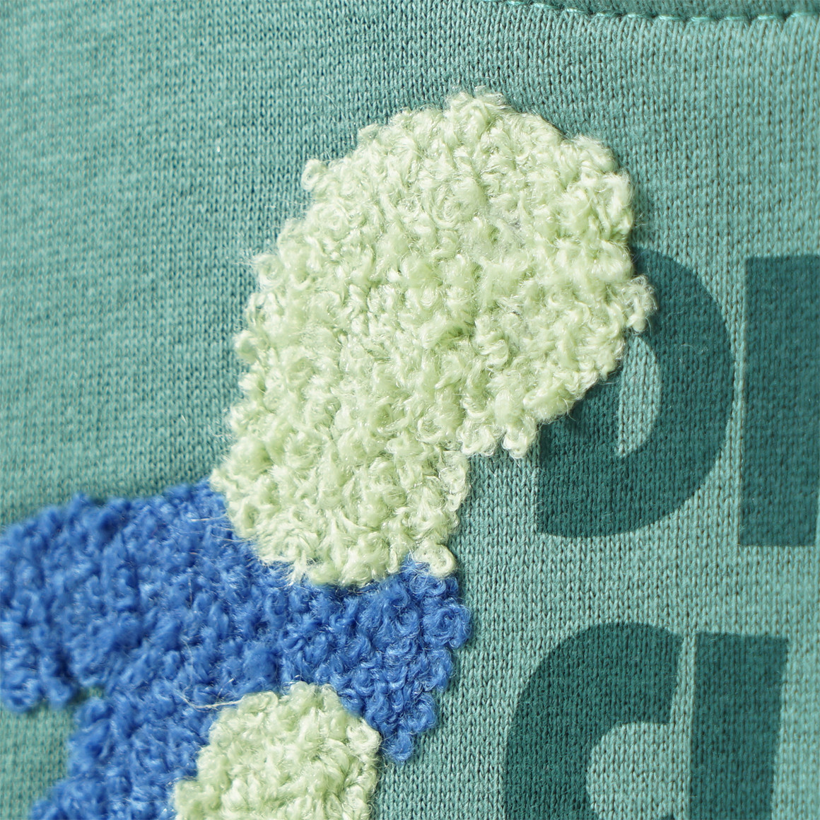 Baby sweatshirt met dinosaurus applicatie