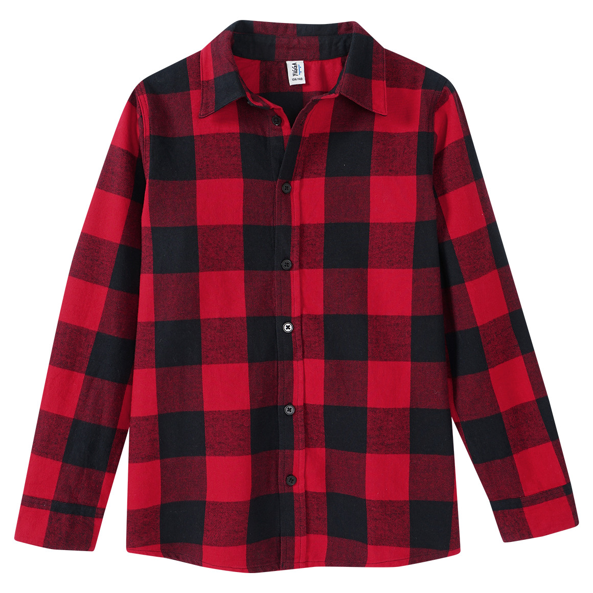 Jungen Flanell-Hemd mit Karo-Muster