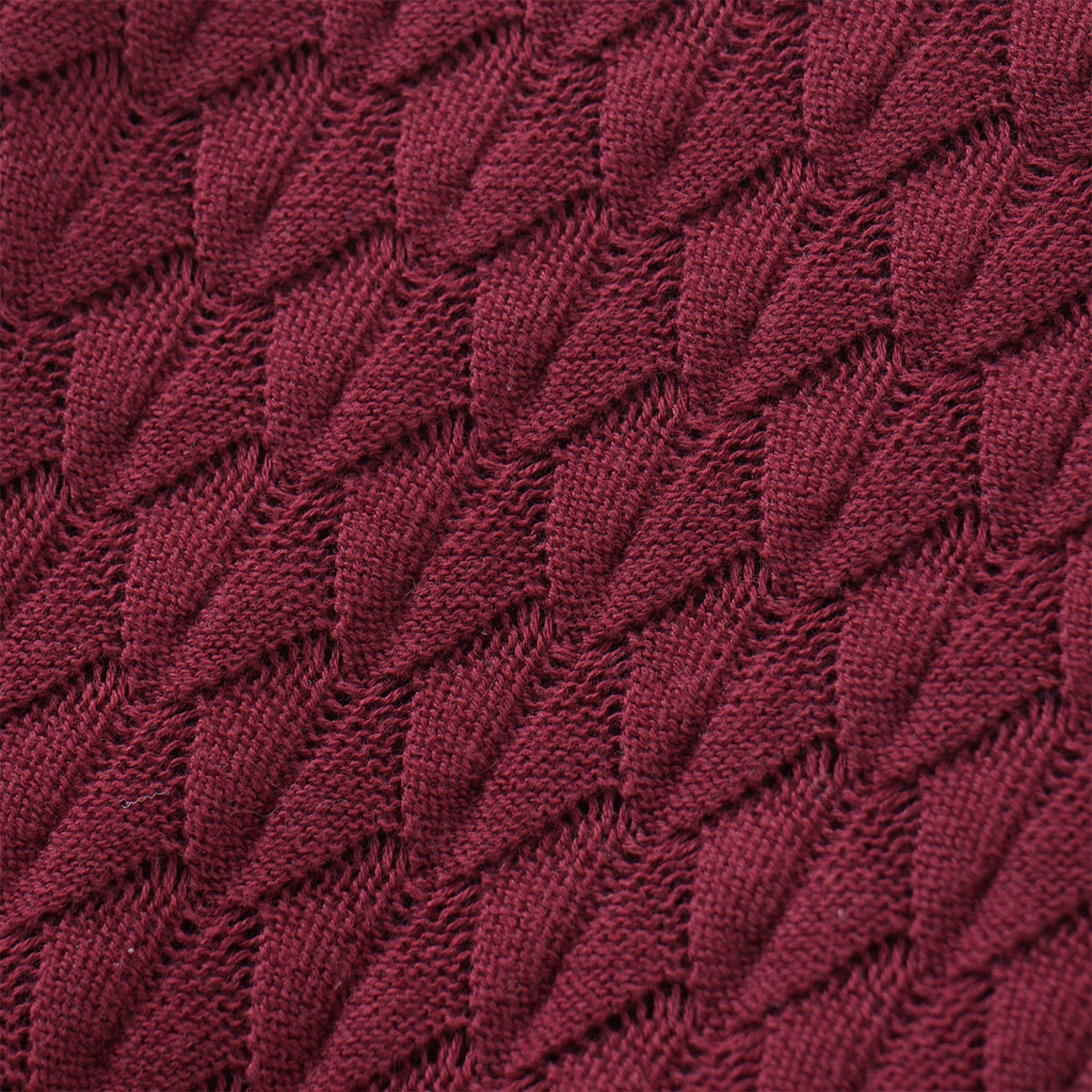 Gebreide meisjesjurk met honingraatstructuur