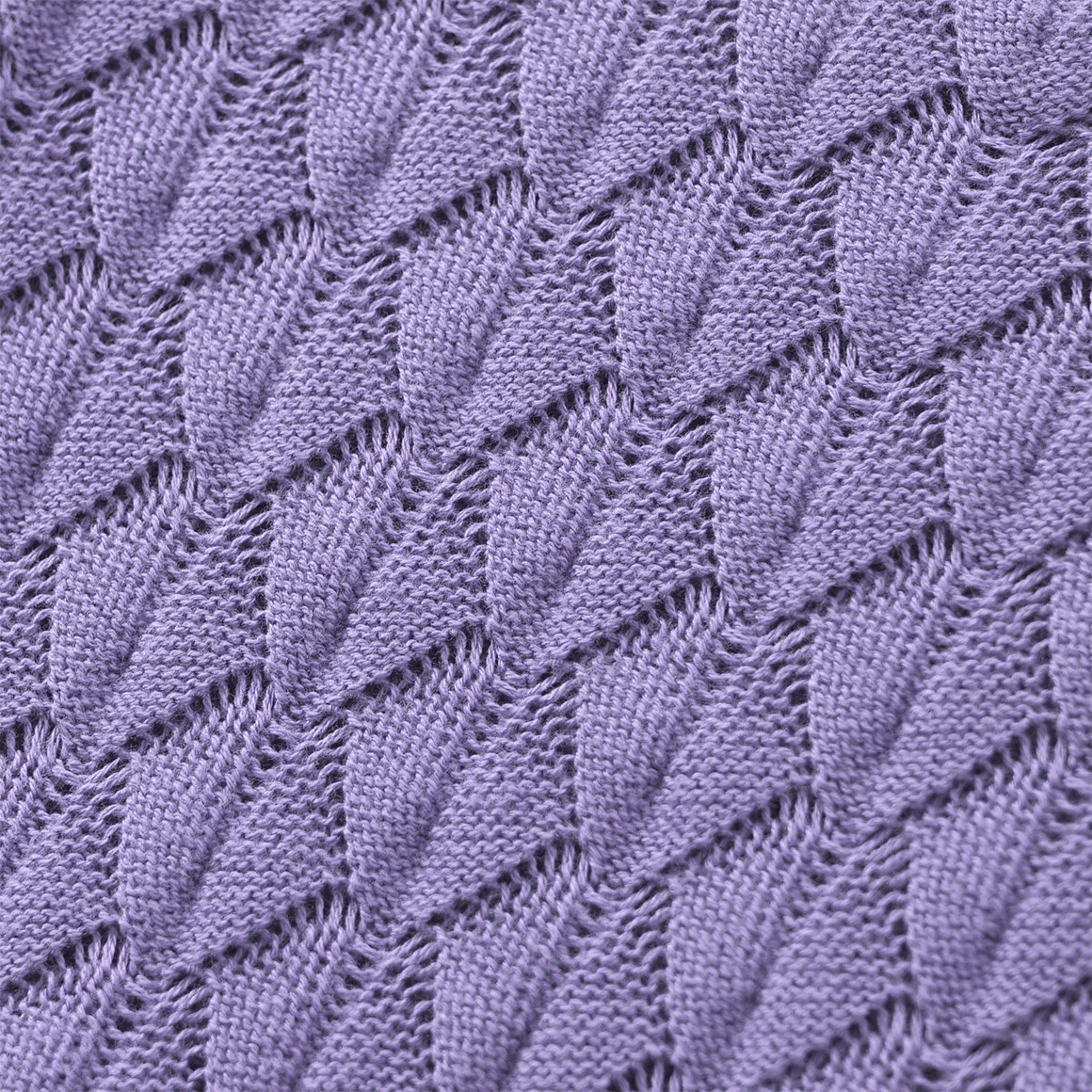 Gebreide meisjesjurk met honingraatstructuur