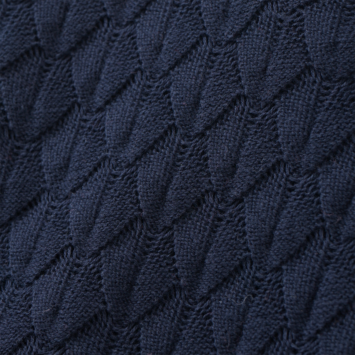 Gebreide meisjesjurk met honingraatstructuur