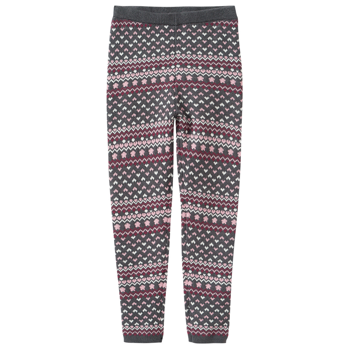 Mädchen Leggings mit Norweger-Muster