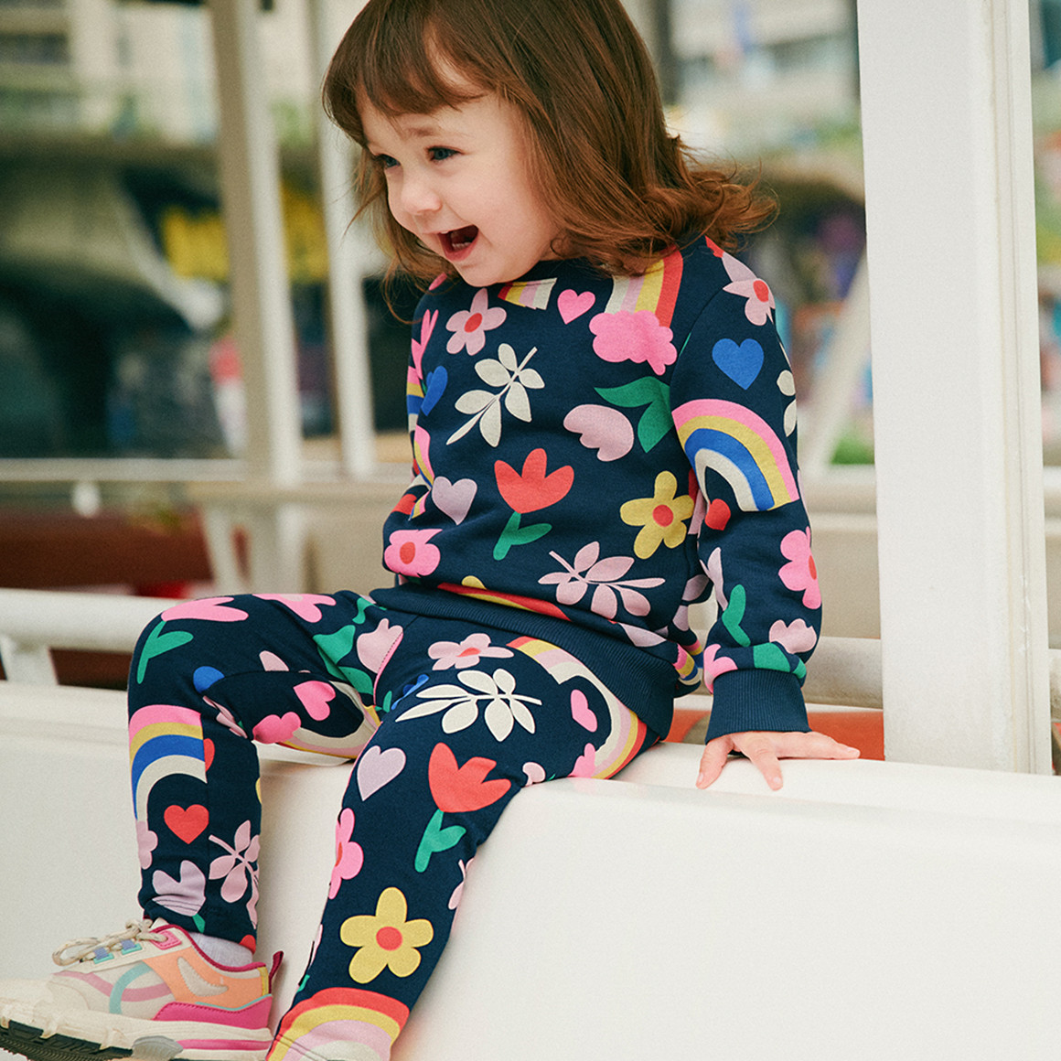 Leggings voor baby's met all-over print