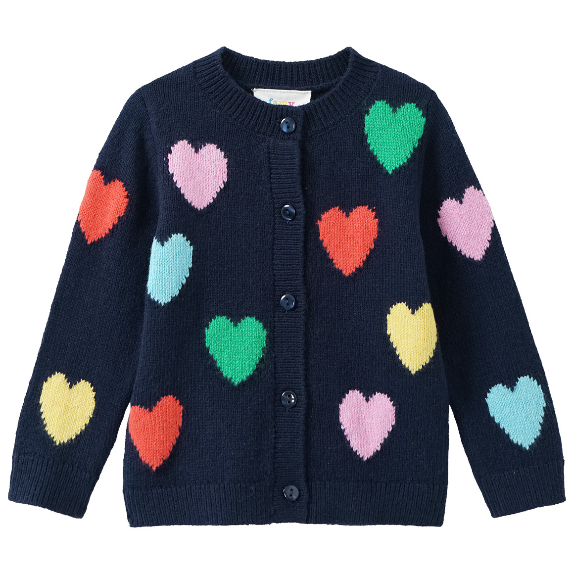Baby vest met hart all-over