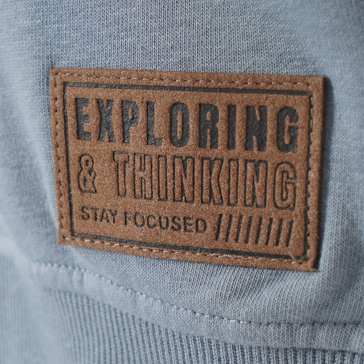 Jungen Sweatshirt mit Schalkragen