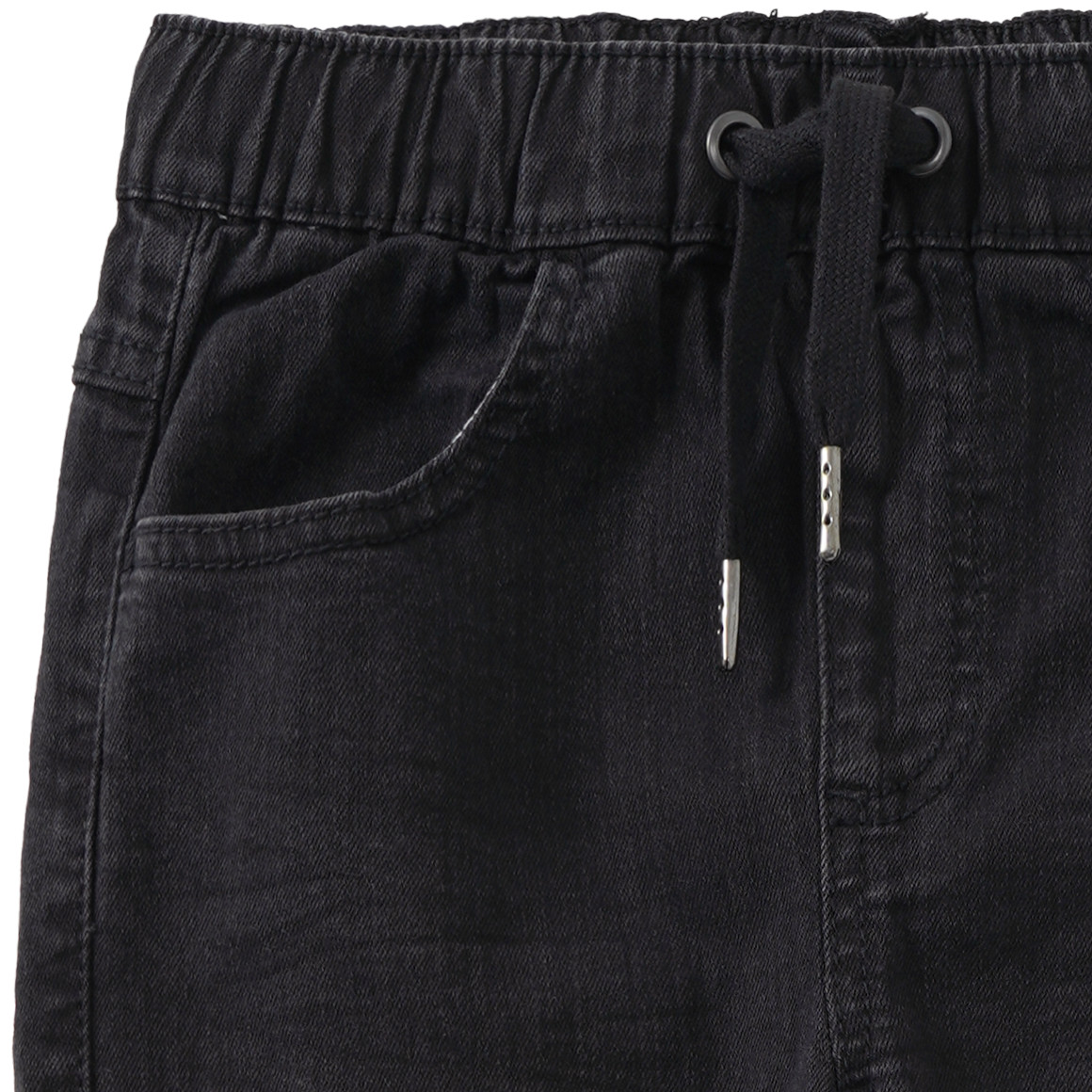 Jungen Pull-on-Jeans mit Used-Waschung